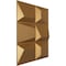 Ekena Millwork 19 5/8in. W x 19 5/8in. H Stratford EnduraWall Decorative 3D Wall Panel Covers 2.67 Sq. Ft. WP20X20STBGL - alternate 3